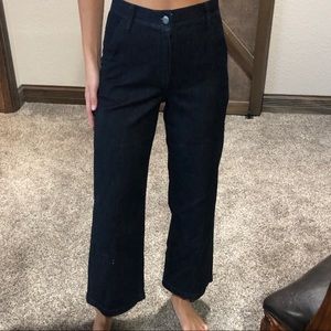 Wide-leg High Waisted Trousers